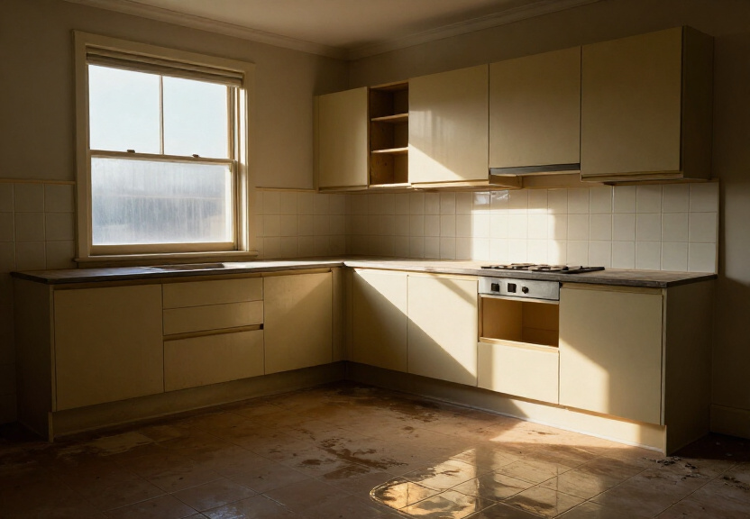 Restored office space in Chifley after flood damage repair